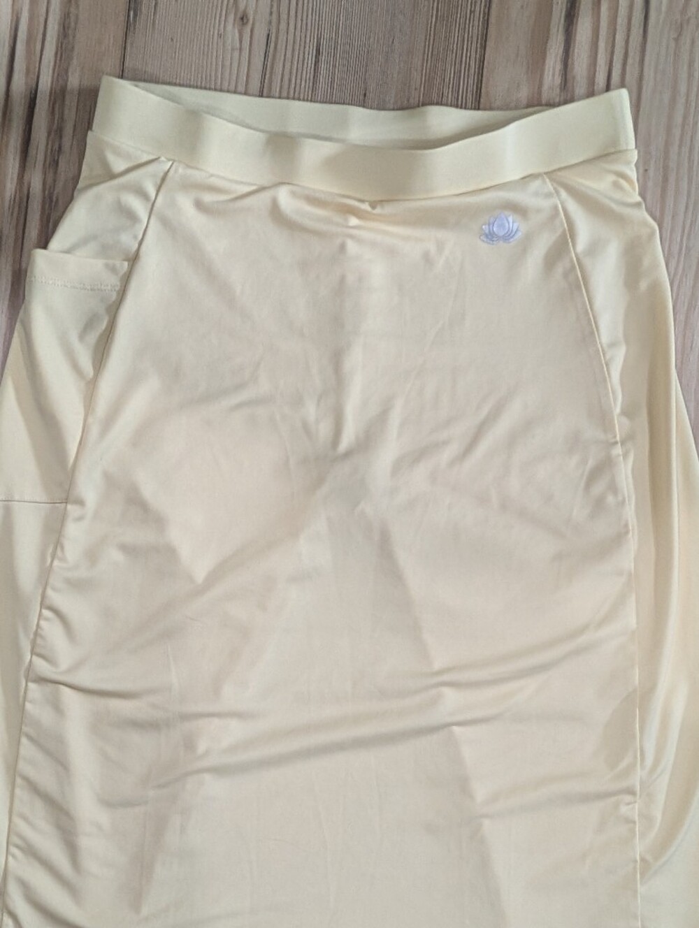 Snoga Athletics Modest Athletic Skirt Leggings Size Small Cream Ivory Pocket Act - Picture 2 of 7